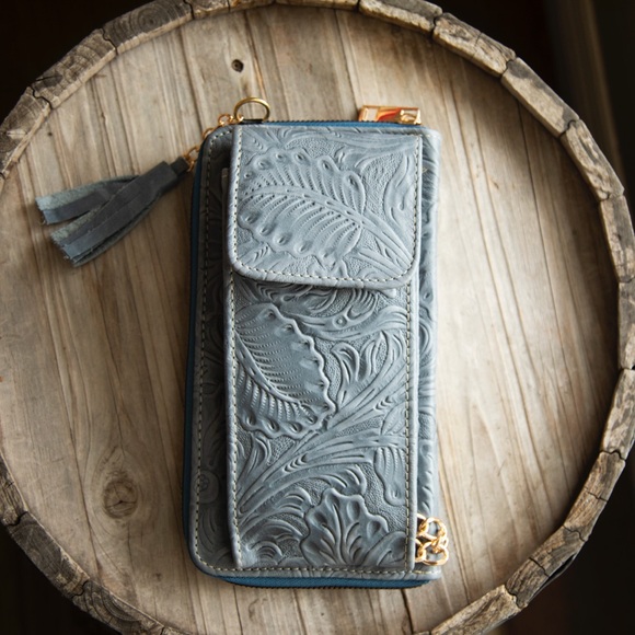 Genuine leather wallet-bag crossover bag - Picture 9 of 14